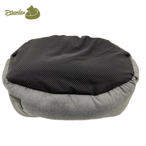 Hochwertiges Luxus-Leinen Komfortables Rundes Hundebett Pfotenform Hundebett Haustier Katzenbett - Product Image 5