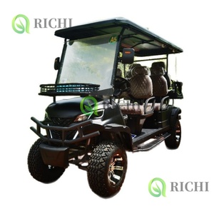 Sièges personnalisés professionnels 5 à 6 places voiturette de golf avec gaz ou électricité voiturette de golf livraison gratuite écran de voiturette de golf - Product Image 5