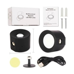 Nouvelle lampe murale magnétique intelligente à chargement USB, trois températures de couleur, variateur d'intensité, lampe murale d'intérieur, télécommande, veilleuse - Product Image 5