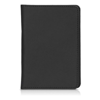 Titulaire d'immatriculation et d'assurance noir permis de conduire porte-papier de document de voiture en cuir Pu pour documents et cartes de véhicule
