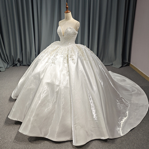 Vestido de Quinceañera con Hombros Descubiertos, Satén, Perlas, Cristales, Escote Corazón, Vestido de Gala para Mujer, Apliques de Encaje, Vestidos de Cumpleaños para Niñas 1234 - Product Image 5