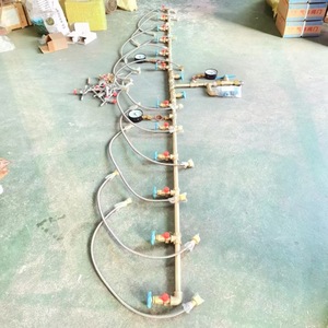 Aluminium 4-Unit <b>Cylinder</b> Frame Trolley Industrial <b>Gas</b> Nitrogen <b>Cylinder</b> Assembly with Hose and Rigid Manifold - Product Image 4