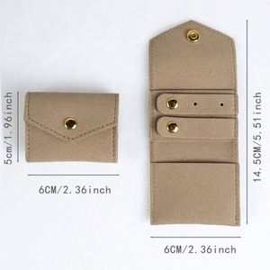 Estuche de Viaje Portátil Enrollable Compacto con Hebilla de Seguridad y Logotipo Personalizado para Guardar Aretes, Anillos, Collares y Pulseras, Ideal para Promociones - Product Image 3