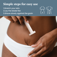 Tondeuse électrique à lame unique pour les voyages, rasoir pour les poils du bikini et du pubis pour femmes, service personnalisé gratuit pour les échantillons