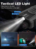 Binoculares de Visión Nocturna Wellwin DT49 4K con Cámara, Telescopio Digital a Color con IR de 850nm para Caza, Fotografía y Grabación de Video