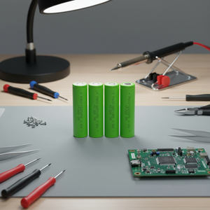 GOODCELL 耐高温<span class=keywords><strong>3</strong></span>.7v固态锂电池 18650 1300mah 10c 4000次循环 CE认证 - Product Image 1