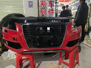 Parrilla Delantera Original Más Vendida con Recortes para Sensores de Asistencia de Estacionamiento para <span class=keywords><strong>Audi</strong></span> A3, Piezas de Plástico Usadas para Coche, Fácil Instalación - Product Image 4