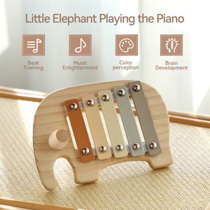 <span class=keywords><strong>Xylophone</strong></span> <span class=keywords><strong>en</strong></span> métal Glockenspiel 5 tons de haute qualité, instruments de percussion Orff pour enfants, <span class=keywords><strong>xylophone</strong></span> <span class=keywords><strong>en</strong></span> <span class=keywords><strong>bois</strong></span> OEM pour bébés - Product Image 4