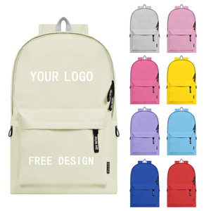 Custom Logo Fashion Oxford Cloth <b>Backpack</b> 51 Colors Available Lightweight 0.3kg Waterproof Reflective Strip Zipper <b>Large</b> - Product Image 1