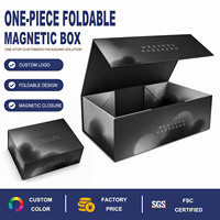 Boîte magnétique rigide en carton recyclable sur mesure pour l'emballage de produits électroniques 3C