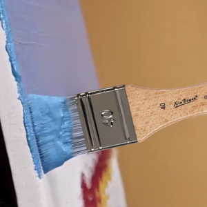 Bộ cọ vẽ tường acrylic Xin Bowen 5 cỡ, cọ vẽ nghệ sĩ, nhiều màu, lông nylon, đầu phẳng - Product Image 5