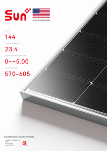 แผงโซลาร์เซลล์แบบสองหน้า 585 วัตต์ N-Type PERC |   หุ้นสหรัฐอเมริกา |   กระจกสองชั้น |   ประสิทธิภาพสูง 23.4% |   โครงอะลูมิเนียมชุบอโนไดซ์ - Product Image 2