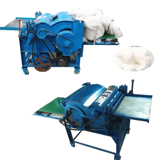 Cotton bale fiber fabric opener machine textile waste fiber opening tearing machine for sale