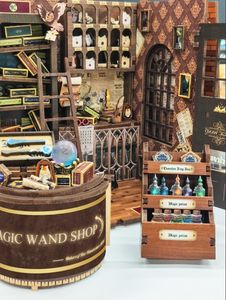 ชุดตัวต่อไม้ 3 มิติ รูปทรงหนังสือ & ของเล่นสร้างบ้านตุ๊ก<span class=keywords><strong>ตา</strong></span> - โมเดลร้านหนังสือขนาดเล็กและของเล่นไม้สำหรับเด็ก - Product Image 5