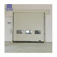 Conception industrielle à grande vitesse de porte de tirette d'obturateur de PVC durable fiable avec le système de contrôle électronique pour l'application d'entrepôt