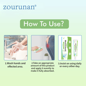 Zourunan 20g Ungüento <span class=keywords><strong>para</strong></span> <span class=keywords><strong>Hemorroides</strong></span>, Crema de Alivio Rápido <span class=keywords><strong>para</strong></span> <span class=keywords><strong>Hemorroides</strong></span>, <span class=keywords><strong>Tratamiento</strong></span> Antibacteriano Contra la Picazón, Hinchazón, Dolor y Sangrado, Fábrica OEM - Product Image 2