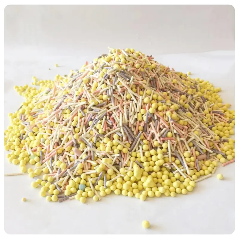 Customizable Flushable Clumping Colorful Tofu Cat Litter Sand Factory OEM Broken Crushed Mixed Cat Litter