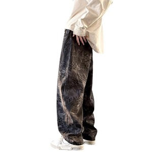 Jean Camouflage Rétro Américain pour Homme, Ensemble Jean Baggy de Haute Qualité, Pantalon Harem Sarouel Y2K - Product Image 2