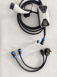 Cargador Portátil <span class=keywords><strong>para</strong></span> Vehículos Eléctricos con NEMA 5-15P NEMA 14-50P, Estación <span class=keywords><strong>de</strong></span> <span class=keywords><strong>Carga</strong></span> Portátil <span class=keywords><strong>para</strong></span> Vehículos Eléctricos <span class=keywords><strong>de</strong></span> CA, 7KW Tipo 2, Diseño Compacto, Cable <span class=keywords><strong>de</strong></span> 5m - Product Image 2