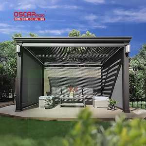 Cochera de Aluminio <span class=keywords><strong>Desmontable</strong></span> de 5x4 con Techo Arqueado, Marco con Recubrimiento en Polvo, Fácil de Montar, Resistente a Roedores, para Jardín, Patio, Entrada de Vehículos, Pérgola - Product Image 1