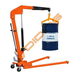 2000kg 500kg Mini Car Engine Lifting Folding Crane Portable Small Pickup Folding Boom Truck Lifting Crane