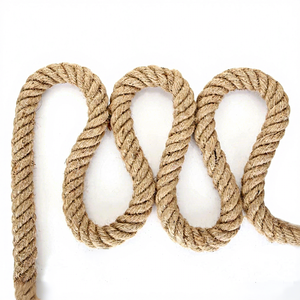 <span class=keywords><strong>Cuerda</strong></span> de yute y sisal de Manila natural, gruesa, retorcida y resistente, para manualidades, decoración náutica, columpios, juegos de tira y afloja, y exteriores. - Product Image 2