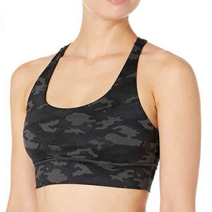 Soutien-gorge de sport respirant pour femme pour l'entraînement et le fitness, à une épaule, en spandex/polyester - Product Image 2