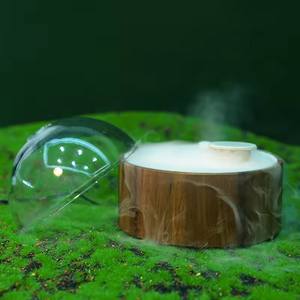 Base en bois véritable nouvelle conception directe d'usine avec diffuseur d'arôme ultrasonique à la mode de 300ml - Product Image 2