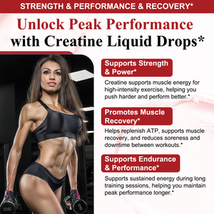 OEM Natural <b>Creatine</b> <b>Monohydrate</b> Oral Liquid Drops 2mL Dose Muscle Growth Strength Boost Energy Management Support Adult - Product Image 5