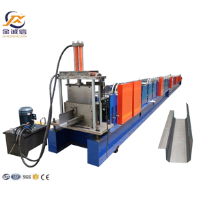 Automatische Maßgeschneiderte Wasserrinne-Rollformmaschine Neues Design Verzinkte Regenrinnen-Herstellungsmaschine - Product Image 1