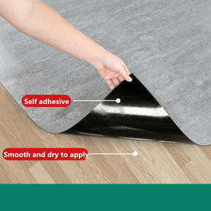 Autocollants de <span class=keywords><strong>Sol</strong></span> en PVC Auto-Adhésifs Effet Ciment, Revêtement Plastique Épaissi, Résistant à l'Usure et Imperméable 60*60CM - Product Image 3