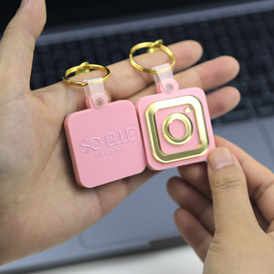 NFC cá nhân có thể ghi 13.56Mhz có thể in tùy chỉnh OEM xã hội NFC 213 NFC Key Instagram Micro tag móc khóa thẻ - Product Image 3