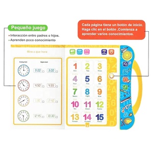 Libro de Sonidos Personalizado para Educación Temprana, Máquina Inteligente de Aprendizaje del Alfabeto para Niños, Libros de Sonidos Interactivos con Actividades Impresas - Product Image 4