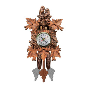 Article d'ameublement de taille moyenne mouvement à Quartz en bois fait à la main <span class=keywords><strong>coucou</strong></span> pendule oscillant automatique - Product Image 2
