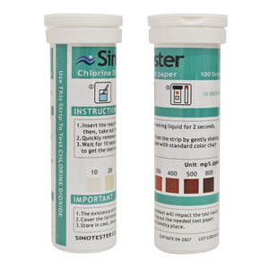 SN-1019 OEM disponible meilleur indicateur de qualité papier de <span class=keywords><strong>test</strong></span> pour l'<span class=keywords><strong>eau</strong></span> <span class=keywords><strong>potable</strong></span> en gros dioxyde de <span class=keywords><strong>chlore</strong></span> bandelettes de papier de <span class=keywords><strong>test</strong></span> - Product Image 1
