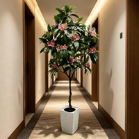 Grenzüberschreitende Künstliche Blumenbäume, Grünpflanzen, Locustenbaum, Topfpflanzen, Freistehende Heimdekoration, Kamelien-Blumenarrangements