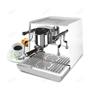 imported rotary pump Semi-Automatic Italian Commercial Coffee And Tea Maker Italian 1 Group Commercial Espresso Coffee Machine