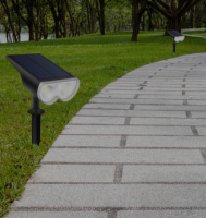 Nouveau design décoratif jardin lumière solaire capteur PIR contrôle de mouvement IP65 étanche 2 Modes de travail lumières LED solaires