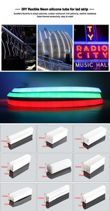 ไฟนีออนเฟล็กซ์แบบแอดเดรสเซเบิล 12V 24V พิกเซล IP68 หลอดไฟแบบเส้น สำหรับตกแต่งอาคารภายนอก ซิลิโคน RGB นีออนเฟล็กซ์ - Product Image 2