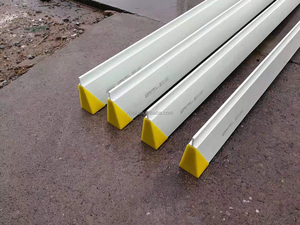 Support triangulaire jaune en plastique PP <span class=keywords><strong>pour</strong></span> poutre de plancher en fibre de verre FRP <span class=keywords><strong>pour</strong></span> système de plancher à lattes <span class=keywords><strong>pour</strong></span> bétail - Product Image 5