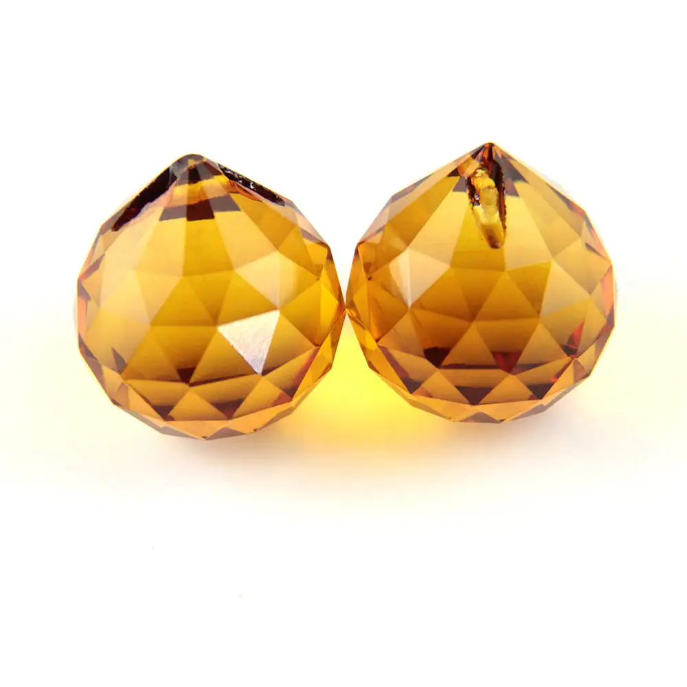 Ehre des Kristalls Pujiang exquisite Verarbeitung 30mm geschnittener natürlicher Kugel leuchter kristall
