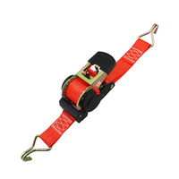 Nouveau 1 pouce 600kg Polyester moto sangles à cliquet rétractables sangles d'arrimage rétractables automatiques avec Double crochet en J