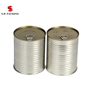 Boîte de conserve en acier pour aliments, conteneur <span class=keywords><strong>métallique</strong></span> vide pour fruits - Product Image 1