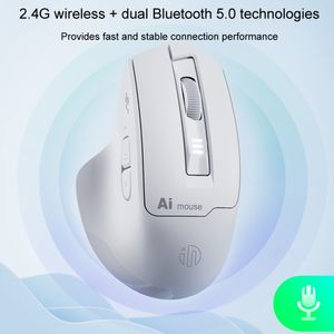 Souris vocale IA <span class=keywords><strong>Inphic</strong></span> S6 sans fil, double mode de charge, silencieuse, intelligente, à commande vocale, pour le bureau et la maison - Product Image 2