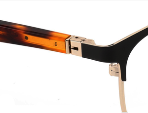 Montura de Lentes de PC con Bisagras Metálicas de 360 Grados y Pintura de Doble Color, Producción de Alta Calidad al por Mayor, Estilo Retro Sólido y Moderno - Product Image 3
