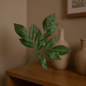 MNJ Artificial Money Tree Leaves 24703 12Pcs Green Foliage For Home Decor - Product Image 3