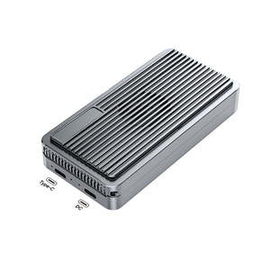 Enclosure SSD M.2 Doppio NVME Compatibile con Interfaccia Type C 3.2, Alta Capacità 16TB, Ventola di Raffreddamento Integrata, Velocità 20Gbps - Product Image 1