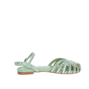 Sandali bassi color verde acqua 14570 da donna leggeri Flat High Top scivoli Anti-scivolosi di tendenza della moda - Product Image 4