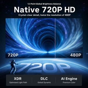 Electronic Auto Focus <b>Projector</b> LED Home Cinema <b>Projector</b> Portable Media Player for Living Room - Product Image 2