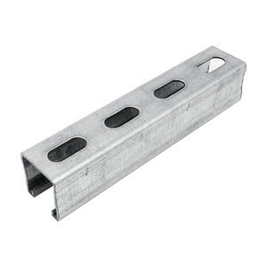Profilé en U galvanisé de haute qualité, vente directe usine, 41x41/41x21 Q235, support haute résistance - Product Image 1